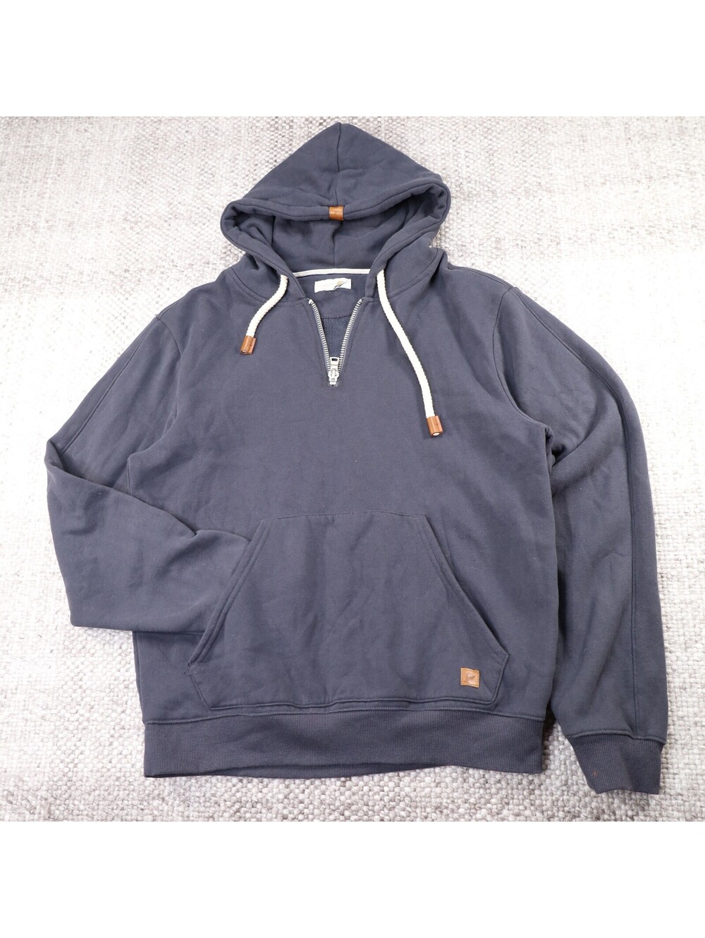 Fundamental Coast Slater Quarter-Zip Hoodie - Medium - Dark Gray